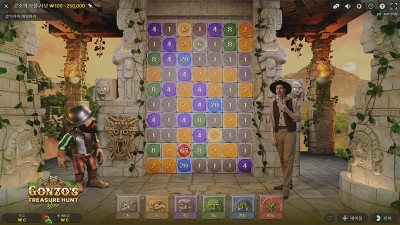 곤조의 보물 사냥(Gonzo’s Treasure Hunt) 라이브 카지노 게임 소개 – 에볼루션 게이밍